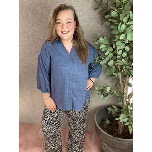 ONLY CARMAKOMA - CARKATIE 3/4 V-NECK SHIRT TLR - Dames - Blouses