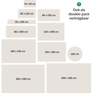 Blumtal Antislipmat - Antislipmat voor Tapijt Auto Lades - Knip op Maat - 60 x 120 cm - Vinyl - Set van 2