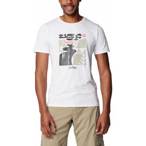 Columbia Sun Trek™ T-shirt Met Korte Mouwen Wit XL Man