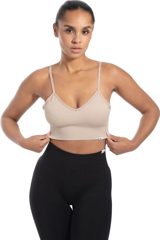 Smilodox - Alma - Sportbeha - V-hals - Ondoorzichtig - Uitneembare Cups