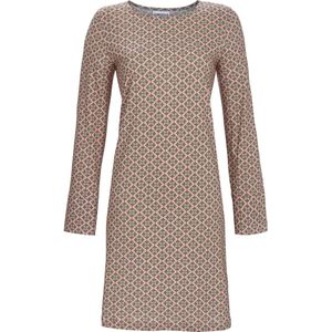 Ringella - Nachthemd - Roze - Grafisch Patroon - Lange Mouwen