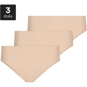 SNOCKS Hipsterslipje met Hoge Taille - Zachte Microvezels & Biologisch Katoen - Ondergoed Dames - Dames Ondergoed - Dames Onderbroeken - Dames Slips - 3 Stuks