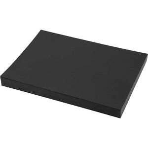 Gekleurd Karton, A4, 210x297 mm, 200 gr, zwart, 100 vel/ 1 doos | Knutselpapier | Knutselkarton