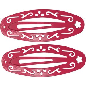 Jessidress® Haarspeldjes Dames Haarspelden Meisjes Haarclips Haarspeld - Donker Roze