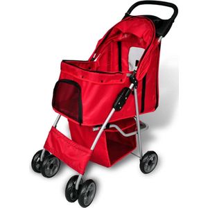 vidaXL-Wandelwagen-voor-hond-rood