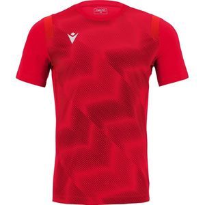 Macron Rodders Shirt Korte Mouw Heren - Rood | Maat: S