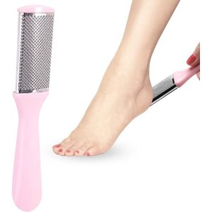 Voetvijlen voor eelt - Effectieve verwijdering van dode huid eelt en gebarsten huid (roze)
