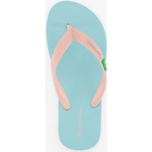 Copacabana meisjes teenslippers blauw roze - Maat 34/35