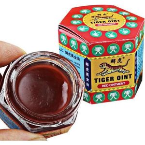 Tiger Balm - Tijgerbalsem - Rode Balsem - Sterk - Spierbalsem - Snelle & Effectieve Verlichting - 3 stuks - 3 x 21 gram