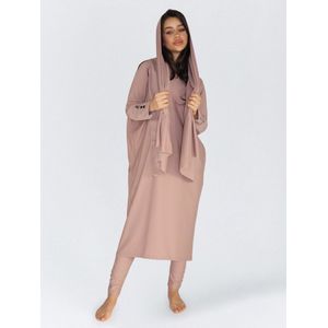 Burkini Sophie incl bijpassend zwemhoofddoek - Badpak - Zwemset maat L/40 - Antler- burkini lang |burkini islamitisch zwempak ( maat valt klein)