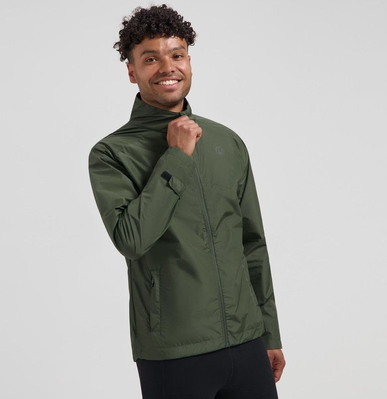 Rogelli Essential Heren Hardloopjack - Running Jacket - Groen