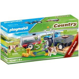 PLAYMOBIL Country Landbouwer met maaimachine - 70367