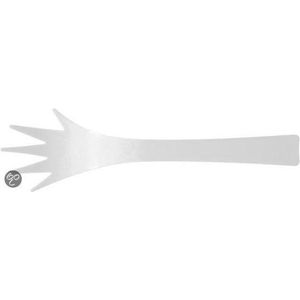 Zak!Designs Opaque Saladebestek Helpinghands - Wit - Set van 2 stuks