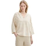 Tom Tailor - Loose Fit - Gebreide Trui - Met Capuchon - Voor Vrouwen