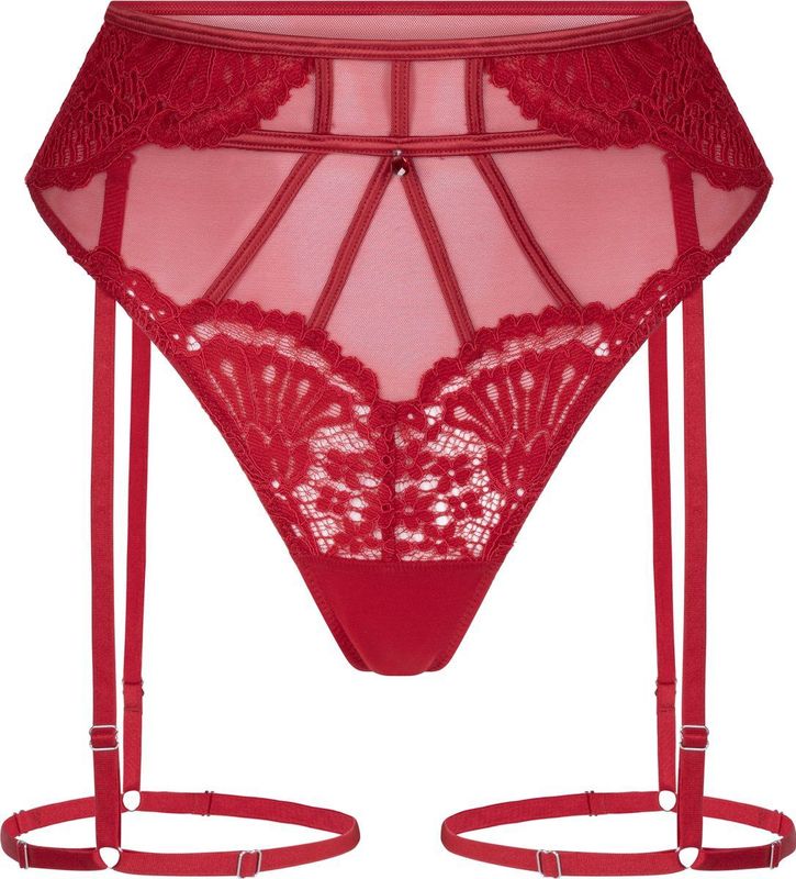 Hunkemöller - Whitney - Jarretelstring - Rood