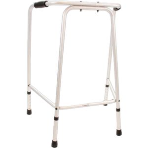 Premis - Looprek smal en hoog - verstelbaar 83-93 cm - max gebruikersgewicht 138 kg - Zilver