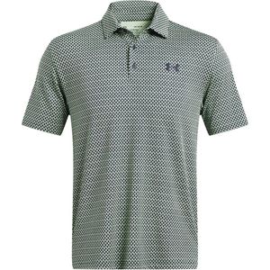 Under Armour Golf Playoff 3.0 Printed Korte Mouw Poloshirt Groen 2XL