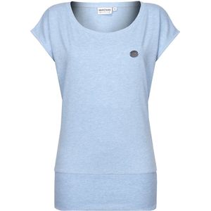 Naketano - T-Shirt Wolle 1801-0002 - Amazing Blue Melange - Dames