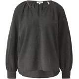 Blouse - Luchtige Tuniekblouse - Effen - Relaxed Fit - V-hals