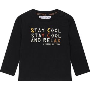 Dirkje Longsleeve met Tekst Antraciet