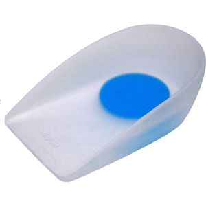 Natracure silicone heel cups maat S/M (36-41) - hielspoor - druk- en schok absorberend - ondersteunt de hiel - hydrateert de huid - silicone gel - wasbaar