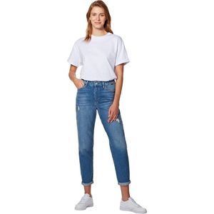 mavi Dames Jeans Broeken STELLA comfort/relaxed Fit Blauw Volwassenen