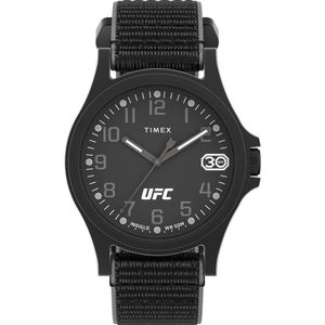 Timex UFC Apex TW2V90800 Horloge - Textiel - Zwart - Ø 40 mm