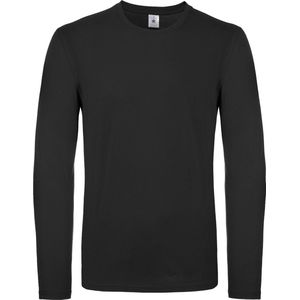 B&C #E150 Men's T-shirt long sleeve CGTU05T - Black - L