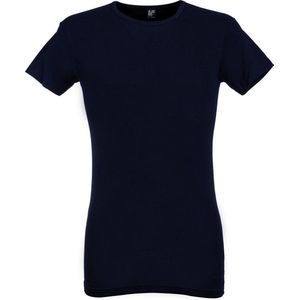 Alan Red - Ottawa T-shirt Stretch Navy (2Pack) - Heren - Maat M - Body-fit