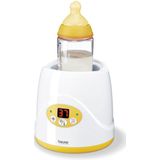 Beurer BY 52 Fles- en babyvoedingsverwarmer – Verwarmen en warm houden – Digitale temp weergave – LED display – Geschikt voor gangbare potjes/flesjes – Indicatielamp – Automatische uitschakeling - Deksel