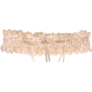 Kousenband ivoor kant