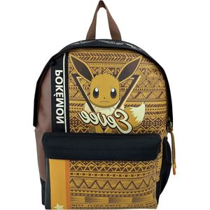 Pokemon Eevee Kinder Rugzak Aanpasbaar aan Kinderwagen Trolley - Bruin Estandár