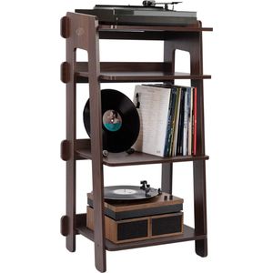 Equivera platenspeler meubel - lp kast - platenspeler kast - vinyl kast - lp meubel - platen kast
