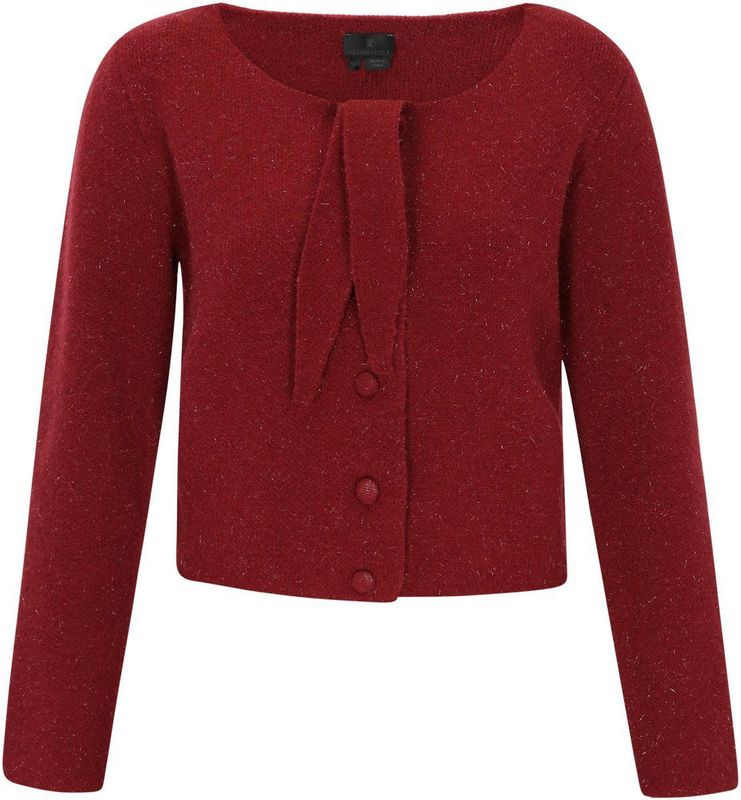 DreiMaster Klassik Gebreid vest  bourgogne