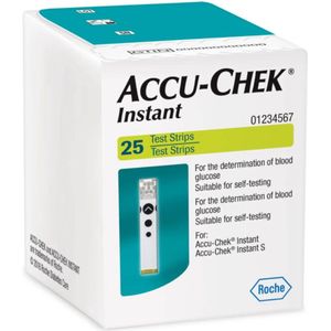 3x Accu-Chek Instant Teststrips Accu chek - Het testen duurt 5 seconden - Hoeveelheid bloed 0.6µl