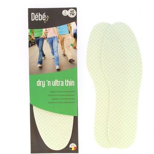 DEBE Dry 'n ultra thin - Dunne inlegzool met bovenlaag van absorberend textiel - 45