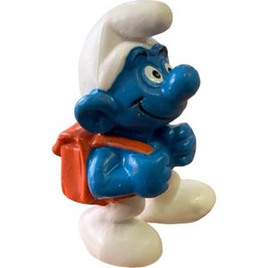 Scholier Smurf - Leerling smurf met schooltas - De smurfen - Schleich - 5,5 cm