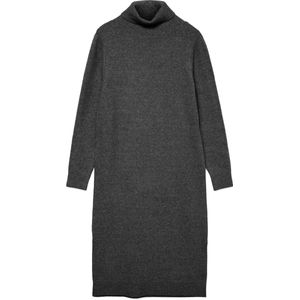 VERO MODA - VMBOOM LS ROLLNECK DRESS GA - Gebreide Jurk - Dames - Mini Jurken