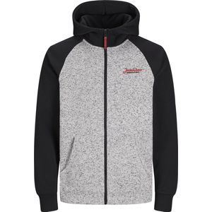 JACK&JONES PLUS JJERIK SWEAT ZIP HOOD PLS Heren Vest - Maat EU3XL US1XL