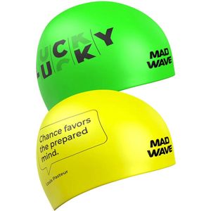 Madwave Lucky Reversible Zwembadmuts Groen,Geel