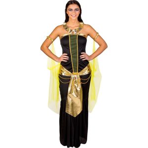 dressforfun - vrouwenkostuum machtige farao Nofretete XL - verkleedkleding kostuum halloween verkleden feestkleding carnavalskleding carnaval feestkledij partykleding - 300269