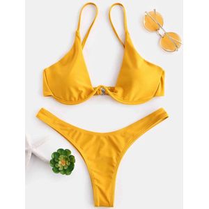 Beugel bikini met push-up - Half open borst - Sexy - Badmode - Kleinere cup