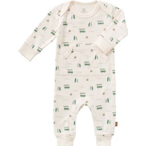 Fresk Pyjama voor Baby's – Newborn – Boxpakje zonder Voeten – Babypakje – Biologisch Katoen – Mintgroen – Surf Boy