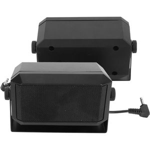 Hamradio Speaker 5W Car Radio External Speaker, Clear Sound, Compact Design, Easy Installation with 3.5mm Plug for CB Radio, Hamradio, Mobile Transceiver