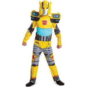 Smiffys - Transformers Bumblebee Costume Kids - Maat 128-136 - Geel/Geel