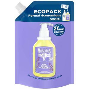 Le Petit Marseillais - Pure Zeep en Lavendel - Handwasgel - Eco-Vulling 500 ml
