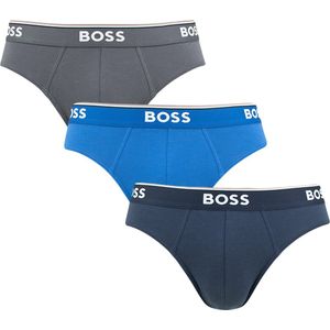 HUGO BOSS Power briefs (3-pack) - heren slips - rood - blauw - zwart - Maat: XL