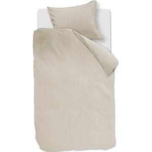 Linolux Dekbedovertrek Washed Cotton Stone 1 persoons