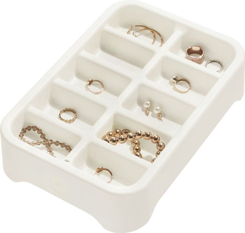 iDesign - Eco Storage - Organizer met 10 Compartimenten - Gerecycled Kunststof - Beige