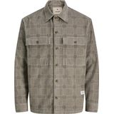 Jack & Jones - Jprbluwill Corduroy Overshirt - Geruit Overhemd - Aardetinten - Regular Fit